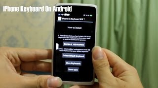 Iphone Keyboard On Android Devices screenshot 4