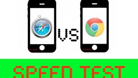 Chrome VS. Safari for iPhone: Speed Test