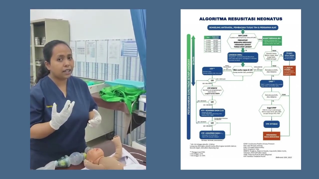 Resusitasi Bayi Baru Lahir dengan Asfiksia oleh dr. Nancy Pricillia Bria#Puskesmas_weoe