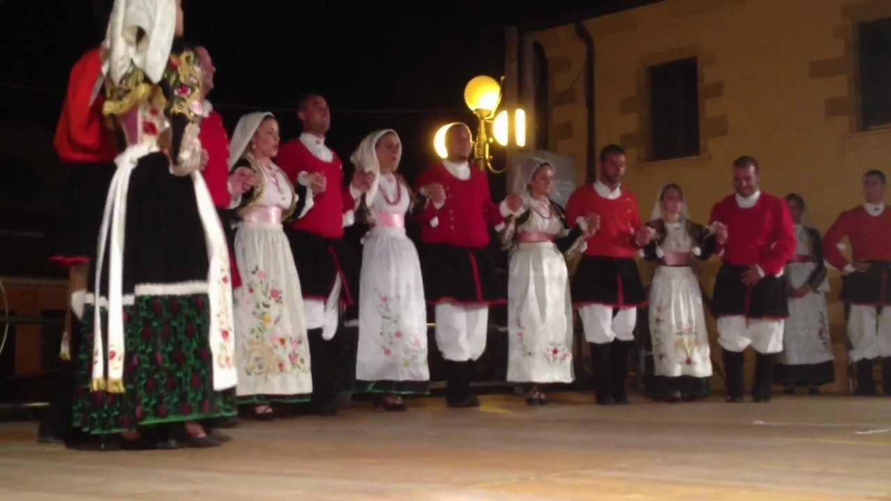 Gruppo folk Santa Chiara - Cossoine, Pozzomaggiore 5 agosto 2012 con Francesco Virde