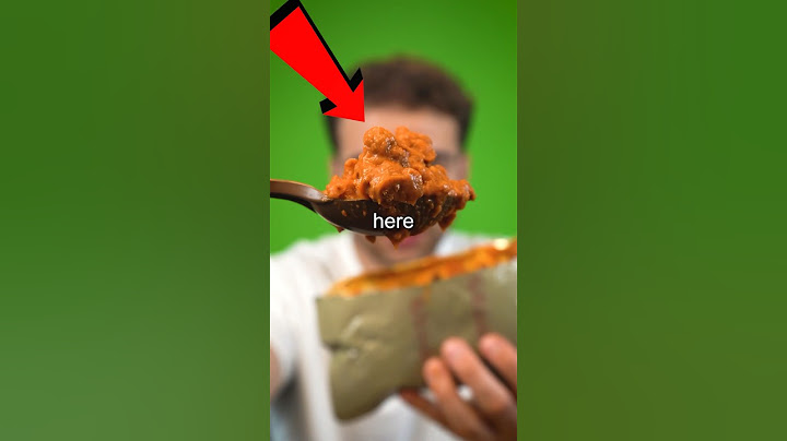 I Ate Military Food