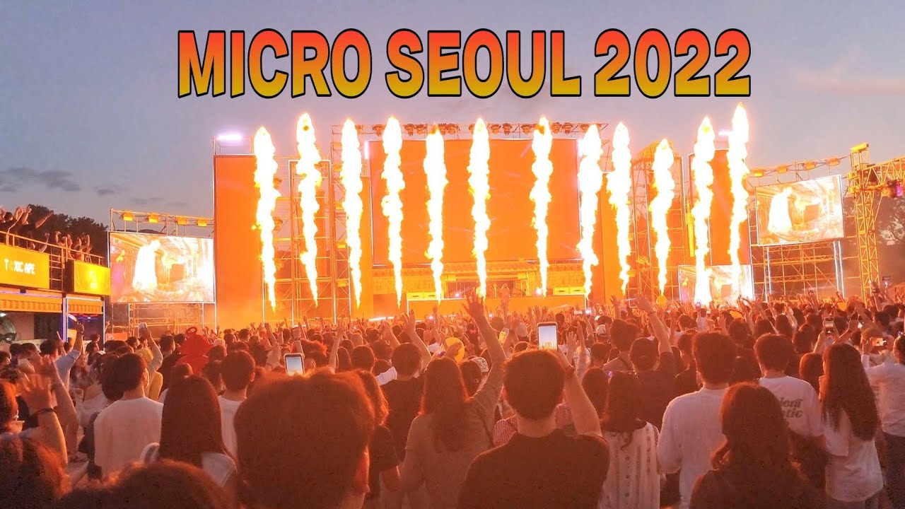 [4K] Micro Seoul 2022 EDM Festival in Seoul Land South Korea