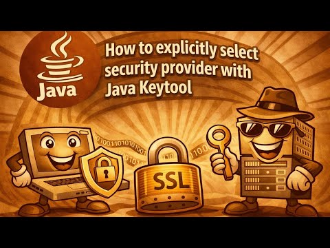 How to explicitly select security provider with Java Keytool