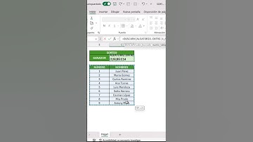💡SORTEO ALEATORIO EN EXCEL #excel #tutorialexcel #excelavanzado #excelbasico #sorteo #shortvideo
