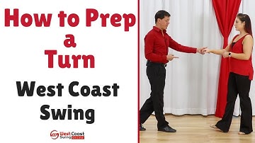 Beginner West Coast Swing | How to Prep and Inside Turn