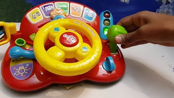 Vtech Baby Tiny tot driver Toddler toys review Turn & Learn Driver