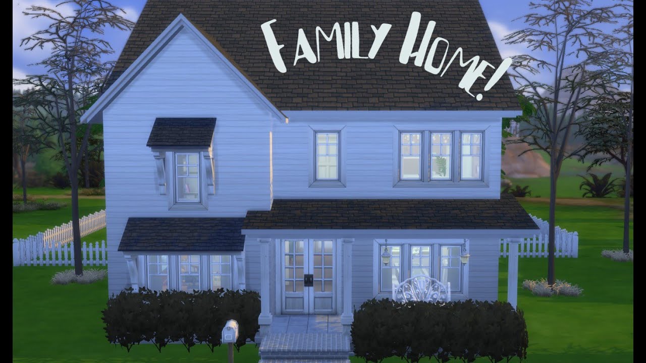 Family Home Speed Build - YouTube