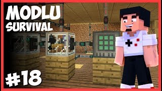 SINIRSIZ DEMİR ve ELMAS SİSTEMİ  Minecraft Modlu Survival  #18