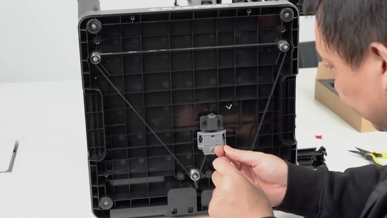 Adjust + replace the Z-axis timing belt - YouTube