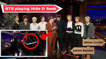 Hide & Seek w/ James Cordan & Ashton Kutcher |The Late Late Show