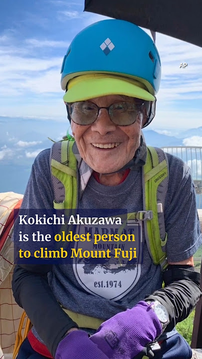 Centenarian becomes oldest person to climb Mount Fuji