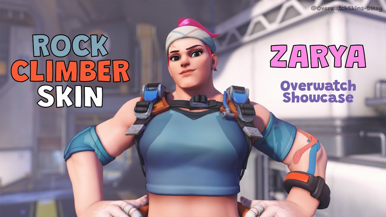 ROCK CLIMBER Zarya Skin showcase | Overwatch 2