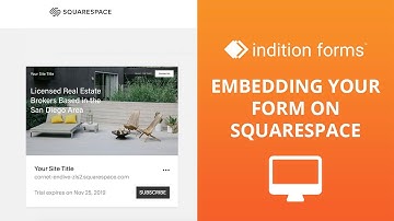 How to Embed your form into Squarespace