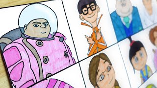 Drawing Despicable Me Movie Characters : Gru Vector Perkins Nefario Edith Margo Agnes Minions screenshot 5