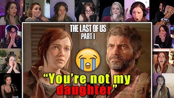 ALL GIRLS REACT TO THE LAST OF US PART I FULL GAME CUTSCENES|REACTION MASHUP|2025|GAME MOVIE|PART 5