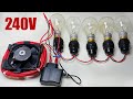 Free Electric Energy Using 12V Dc Fan 1.3RM PVC Wire Make 240v Ac current