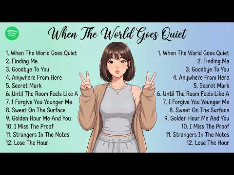 Pop Song , Spotify 2026 🍃 | When The World Goes Quiet | Chill Vibes , Relaxing 🤍🎧| Sad Song 💔