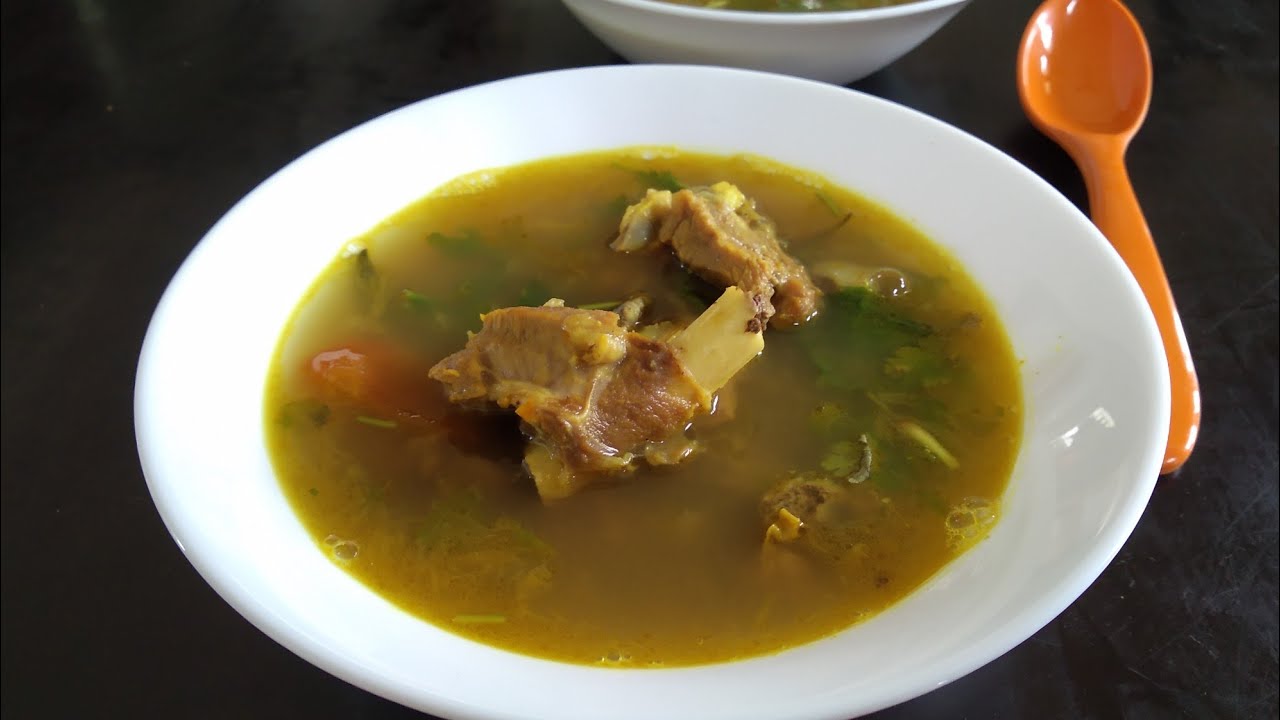 Mutton Bone Soup in Tamil Mutton Elumbu Soup Aduppadi Aduppadi