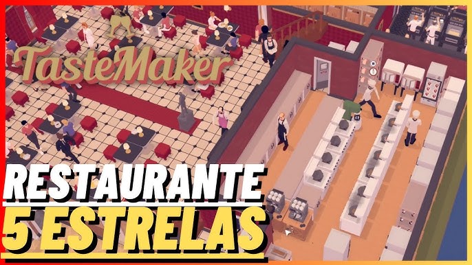 TasteMaker #01 - Jogo de Gerenciamento de Restaurante! - Gameplay