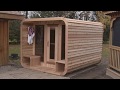 Dundalk LeisureCraft Luna Sauna with Porch Assembly