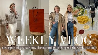 NEW IN SPRING OUTFIT IDEAS, HERMES UNBOXING, HAIR CUT, SPEND THE WEEK WITH ME / LAURA BYRNES