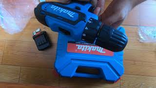 Makita Battery Drill 18V | Makita Drill 18V Unboxing - Cordless Hammer Driver Drill(novoice) screenshot 5