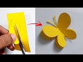 Easy butterfly making with paper  how to make paper butterfly  diy craft