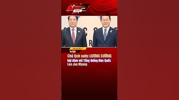 Chủ tịch nước Lương Cường hội đàm với Tổng thống Hàn Quốc Lee Jae Myung