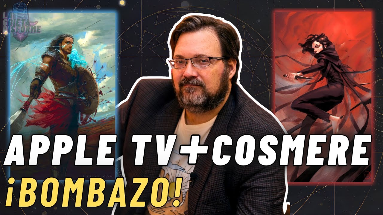 ¡OFICIAL! El COSMERE llega a APPLE TV+ Brandon Sanderson SE HACE CARGO