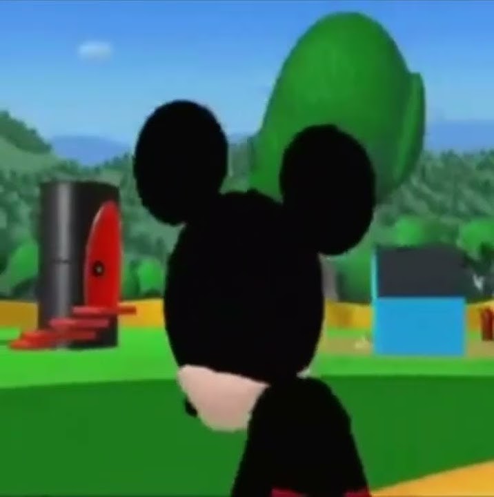 Mickey Walking Away Sad Meme