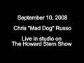 Chris Russo on The Howard Stern Show (1 of 7)