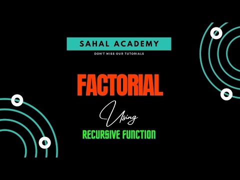 3.  Factorial Using JAVASCRIPT RECURSIVE FUNCTION