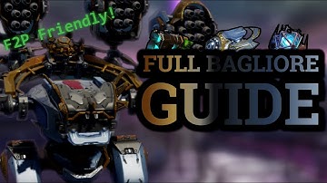 How to Build YOUR BAGLIORE! (Bagliore Guide) - NEW (War Robots)