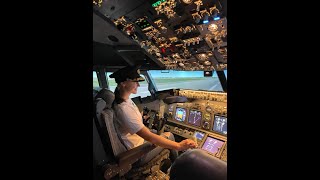 Sim boeing 737 ✈️ . Flight lesson 2 out of 2