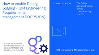 How to enable Debug Logging in IBM DOORS Next (Complete Guide)