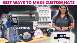 Best Ways to Make Custom Hats | Embroidery, Vinyl \& Heat Transfers