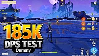 🔥 185K DPS TEST! No Constellations Lohen & Durin Dummy Test | Genshin Impact