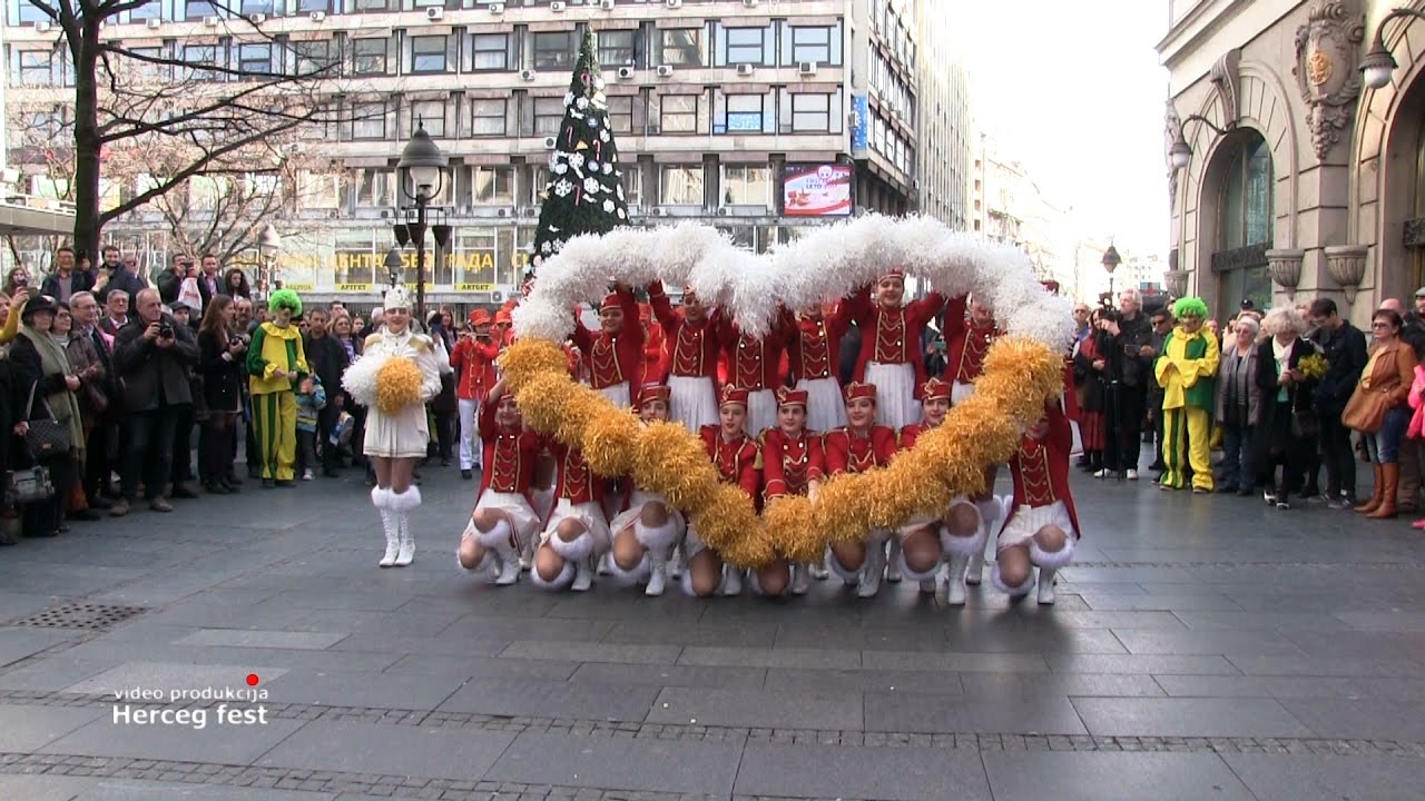 Defile Gradske muzike Herceg Novi & Mažoretki, Beograd