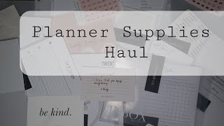 Planner Supplies Haul 》May Paper Co