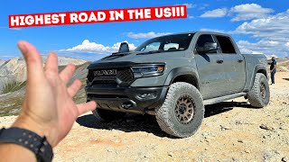 Can my New RAM TRX Conquer the Most DANGEROUS Trail in the United States?!? *14,000FT HIGH*