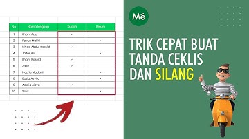 Cara Cepat Membuat Tanda Ceklis Di Excel - Tutorial Excel Pemula