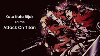 Kata Kata Bijak anime Attack On Titan | Shingeki No Kyojin screenshot 5