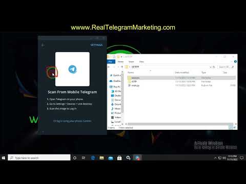 Login Telegram accounts from Telethon sessions to Telegram App