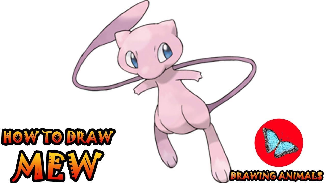 How to Draw Mew - Pokemon Unite 