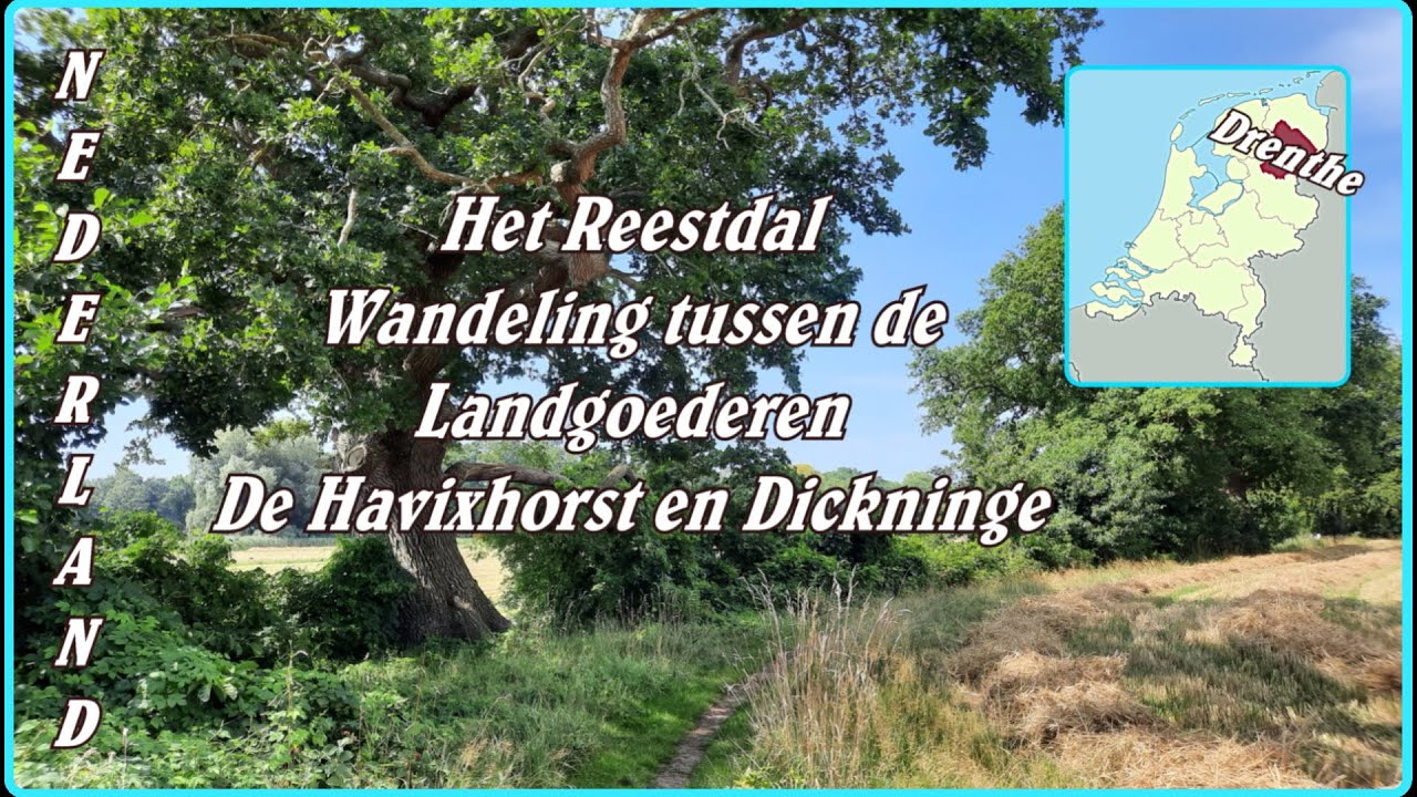 Nederland/Drenthe - Wandeling in het Reestdal