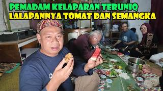 Menginap Di Lembah Pesawahan..Hujan Hujan Pemadam Kelaparan Lalapan Tomat Dan Semangka.