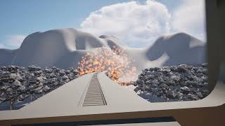 Level Design Blockout - The Time Reversal Train (First Iteration)