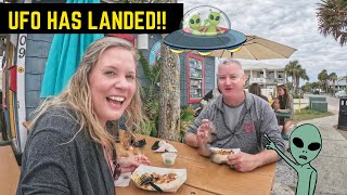 Things to do in Flagler Beach Florida / RV Living Full Time Travel -UFO has LANDED!!