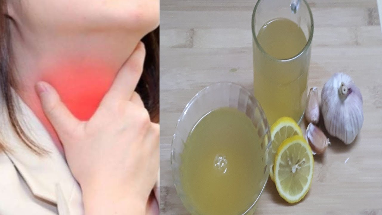How to get rid of sore throat/Soothing Garlic Tea Recipe for a sore