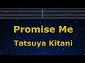 Karaoke Promise Me Tatsuya Kitani No Guide Melody Instrumental Lyric Rimanized